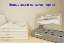 Новое поступление книг на флеш-картах